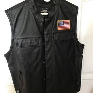 Harley Davidson Foster leather vest